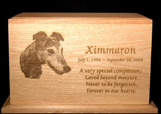 Ximmaron's custom made urn